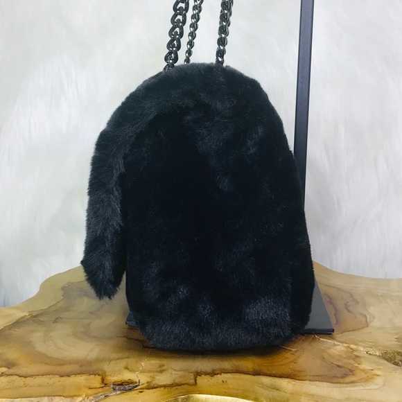 Michael Kors Tina Shoulder Flap Fur Bag - Picture 3 of 8